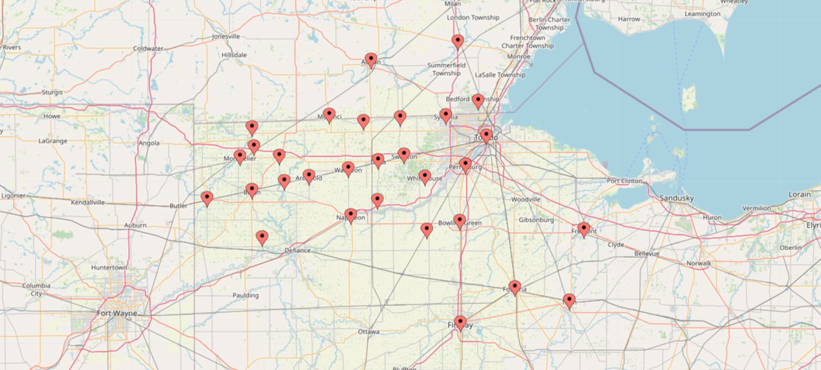 Quality Cleaning Service service areas map